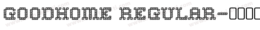 GoodHome Regular字体转换
